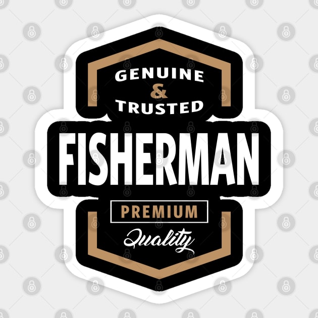 Fisherman Sticker by C_ceconello